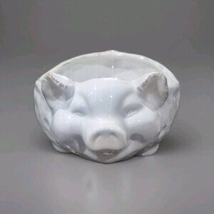 Farmyard Collection Ceramic Pig Planter or 6 1/2 Foodsafe Serving Bowl Farmhouse
